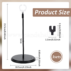 Displayständer-Sets aus Kunststoff&nbsp;ODIS-WH0099-48B