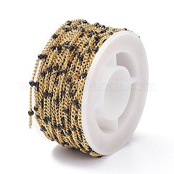 Cadenas de eslabones esmaltadas de acero inoxidable 304 con revestimiento iónico (IP)&nbsp;CHS-P013-01G-02