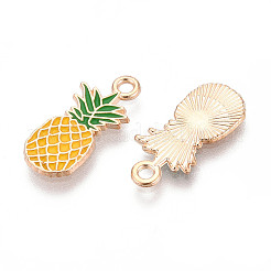 Pendenti smaltati in lega di frutta&nbsp;ENAM-T022-32B