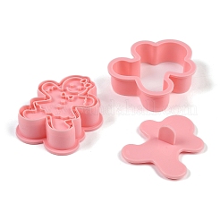 Moules à emporte-pièces en plastique pour biscuits et bonbons de Noël&nbsp;DIY-K080-08