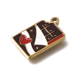 Pendentifs en acier inoxydable 304 émaillés&nbsp;SA-CBAA2E4-06C-G