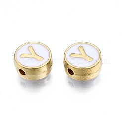 Perline smaltato in lega&nbsp;ENAM-N052-006-01Y-RS
