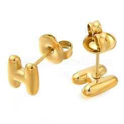 Pendientes de botón de acero inoxidable 304&nbsp;EJEW-I316-01G-H