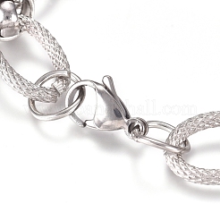 Anlaufgeschützte Kettenarmbänder aus Edelstahl 304&nbsp;BJEW-L661-05P