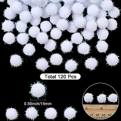 120 Stück Pailletten-Pompomball aus Polypropylenfaserseide&nbsp;FIND-SC0019-70B