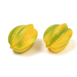 Perles de résine opaques de la série fruits&nbsp;RE-CBAC4C7-11G