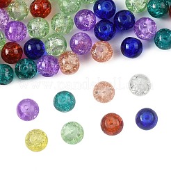 180 Stück 9 Farben Sprühlackiertes Crackle-Glasperlen-Set&nbsp;CCG-FS0001-03
