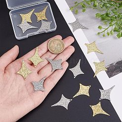 16 pendentif en acier inoxydable 304 de 4 styles&nbsp;STAS-UN0038-32