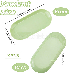 Plateaux utilitaires en plastique pour salon de manucure&nbsp;AJEW-CP0010-96A