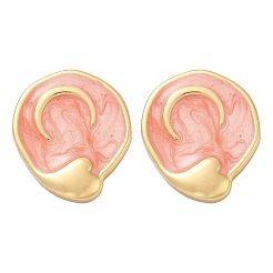 Ohrstecker aus Emaille aus 304 Edelstahl&nbsp;STAS-D368-05G