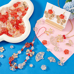 Perles en acrylique transparente&nbsp;OACR-PH0004-32B