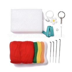 Weihnachtsthema-Nadelfilz-Schlüsselanhänger-Set mit Anleitung&nbsp;DIY-F111-03
