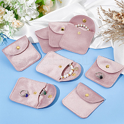 12 x Samtbeutel zur Aufbewahrung von Schmuck&nbsp;ABAG-NB0001-92A