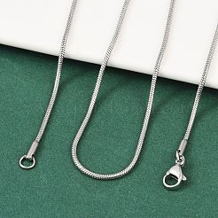 Anlaufgeschützte 1.5 mm Schlangenkettenhalsketten aus chirurgischem Edelstahl 316&nbsp;STAS-D064
