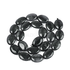 Gefärbt natürlichen weißen Jade Perlen Stränge&nbsp;G-N370-01A-01