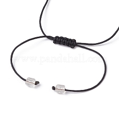 Bracelets de perles tressées avec pierres précieuses naturelles et synthétiques chakra&nbsp;BJEW-JB09824-04