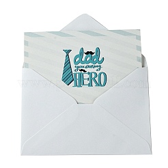 Cartes cadeaux pour la fête des pères&nbsp;AJEW-E058-02E