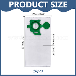 Reemplazo de bolsas de aspiradora de telas no tejidas con accesorios de plástico&nbsp;AJEW-WH0077-244