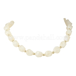 Collares de cuentas torcidas de acrílico de dos tonos&nbsp;NJEW-JN05840-01