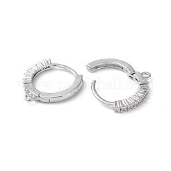 Risultati di orecchini a cerchio in zirconia cubica micro di ottone&nbsp;KK-P257-05P