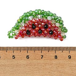 Anhänger aus farbig plattiertem Glas und natürlichem schwarzem Spinell&nbsp;PALLOY-MZ01337