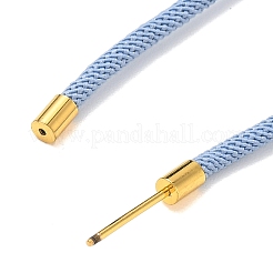 Creazione di collana in cordoncino di nylon regolabile&nbsp;KK-CBACFA2-02G-25