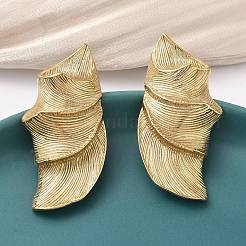 Pendientes de hoja de acero inoxidable 304&nbsp;EJEW-K268-54G