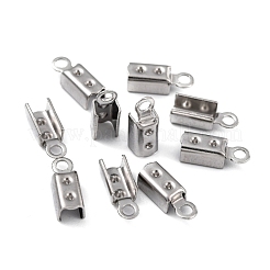 Emembouts à sertir pliables en acier inoxydable 304 résistants au ternissement&nbsp;X-STAS-R065-36