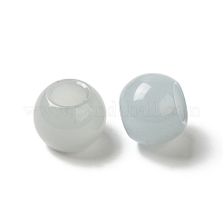 Perline europee di giada bianca naturale (tinta)&nbsp;G-N342-03R
