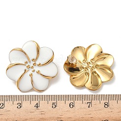 Ohrstecker mit Blumenmotiv aus 304 Edelstahl&nbsp;EJEW-A147-01G