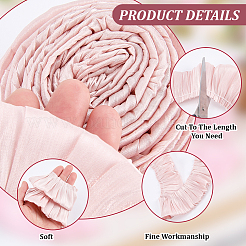 Ruban de dentelle plissé en polyester double couche de 5 m&nbsp;OCOR-CY0003-97B