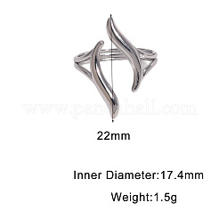 Anneaux ouverts pour manchettes en acier inoxydable 304&nbsp;FS-WG383CD-01
