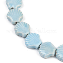 Chapelets de perles en porcelaine manuelle&nbsp;X-PORC-Q002-01A-05