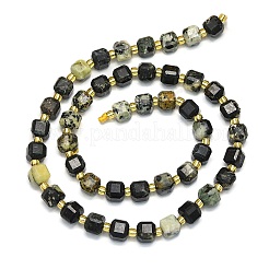 Turchese naturale africano fili di perline&nbsp;G-I376-D63-01
