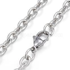 Collane con catene in acciaio inossidabile 304 anti-ossidazione&nbsp;NJEW-G283-02P