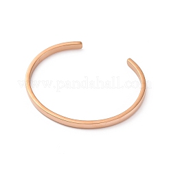 Brazaletes de acero inoxidable 304 con revestimiento iónico (IP)&nbsp;STAS-I110-10-4mm-RG
