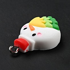 Pendentifs de noël en résine opaque&nbsp;RESI-G043-B02