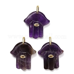 Pendentifs sculptés en pierres précieuses naturelles et synthétiques mélangées&nbsp;GG-CBA4625-03G