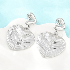 Boucles d'oreilles pendantes en acier inoxydable 304&nbsp;SA-CBA10D4-01P