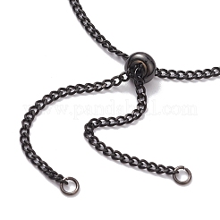 Herstellung von Kettenarmbändern aus Edelstahl 304&nbsp;AJEW-JB01211-03