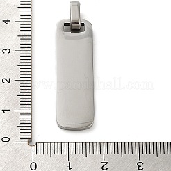 Colgantes de etiqueta en blanco con estampado de espejo&nbsp;STAS-H317-09P