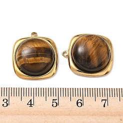 Natürlichen Tigerauge Anhänger&nbsp;STAS-G397-11G-03