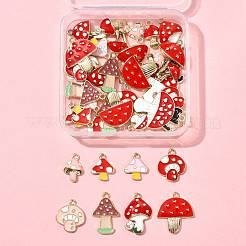 36pcs 12 Arten Legierungsanhänger&nbsp;ENAM-FS0003-66