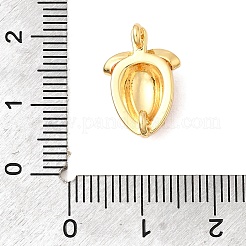 Pendentifs d'émail en laiton &nbsp;KK-A266-43G