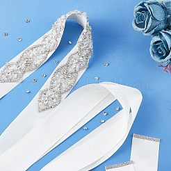 Ceinture de robe de mariée en strass cristal&nbsp;DIY-FG0002-48