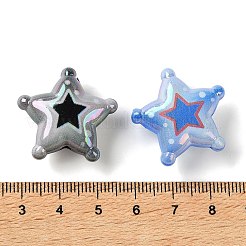 UV-Beschichtung bedruckte undurchsichtige Acrylperlen&nbsp;AC-CBAEAA8-19