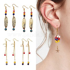 Kit para hacer aretes con forma de gota de mal de ojo diy&nbsp;DIY-SZ0006-98
