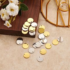30 Stück 2 Farben Messing Charms&nbsp;KK-SZ0001-32
