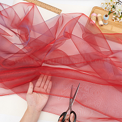 Polyester-Organza-Stoffe&nbsp;DIY-WH0622-114B