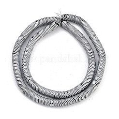 Fili di perline di ematite sintetica non magnetica elettrolitica&nbsp;G-H020-M01-26